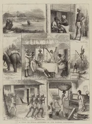 Ein Besuch in Indien, Skizzen im Madras-Präsidium